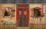 怀旧农家乐农耕背景
