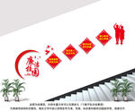 廉洁校园楼梯展板