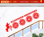 党建楼梯文化墙