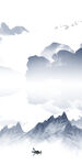意境高端山水玄关 Tif分层