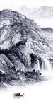 高档 山水中式玄关 tiF分层