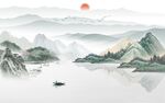 人气 现代高端山水 TIF分层