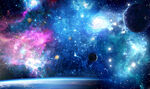 唯美星空星球