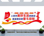 人民对美好生活的向往文化墙