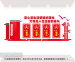 创建文明城市文化墙