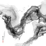 水墨山水画