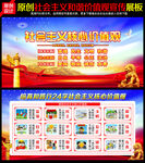 社会主义核心价值观宣传栏