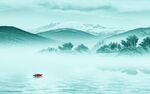 客厅最新简约山水 Tif分层