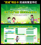 落实双减政策宣传栏