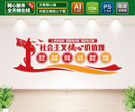 社会主义核心价值观文化墙