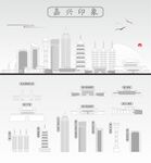 嘉兴地标建筑剪影