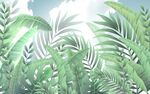 北欧植物背景墙