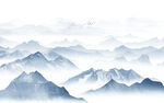 水墨山峰