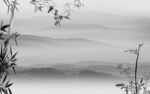 高清最新山水墙画 TIf分层