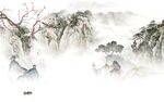 国画高档意境山水 TIf分层