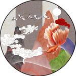新中式圆形装饰画