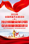 2022全国质量月海报