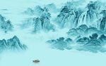 爆款客厅山水新画 TIf分层
