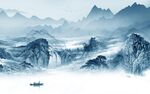 大气客厅山水新画 TIf分层