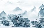 极简意境新式山水 TIf分层