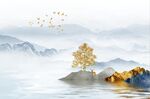 山水背景墙