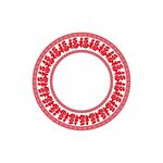 中式福字回纹圆框