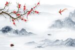 新中式背景墙