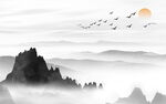抽象水墨画