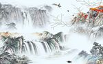 古风 最新中式山水 tIf分层