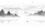 抽象山水画