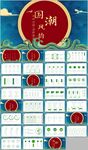国潮风年终工作总结计划ppt