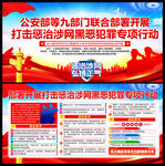 开展打击惩治涉网黑恶犯罪行动