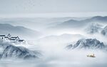 爆款中式风格山水 Tif分层