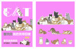 宠物店可爱猫咪海报