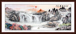 国画山水装饰画
