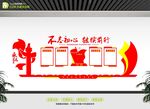 党员活动室形象墙 