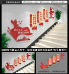 社会主义核心价值观楼梯