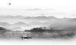 水墨远山