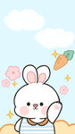 小兔子卡通可爱