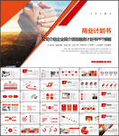 红色大气商业计划书PPT