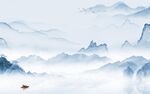 水墨新式风格山水 tif分层
