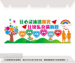心理室文化墙图片