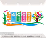 学校文化墙图片