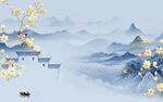 意境 简约山水新画 tIf分层