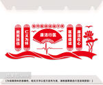 廉洁行医文化墙图片