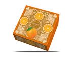 橙子包装平面展开图
