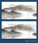 巨幅山水画
