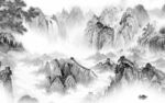 大气高档灰色山水 TiF分层