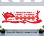 煤矿工业文化墙