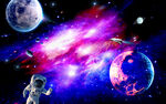 唯美宇宙星空星球